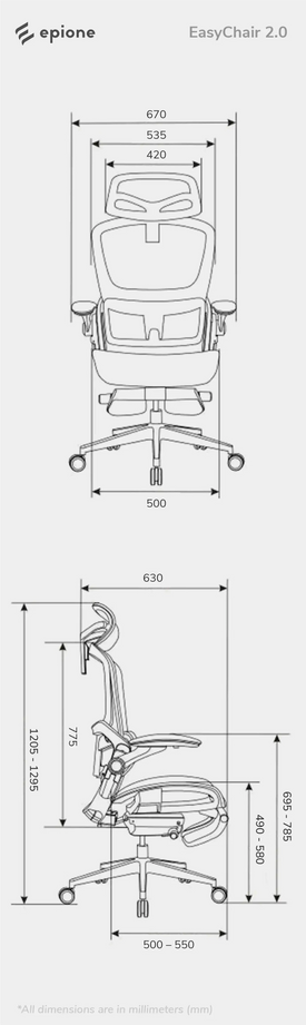 Thông số kỹ thuật EasyChair 2.0