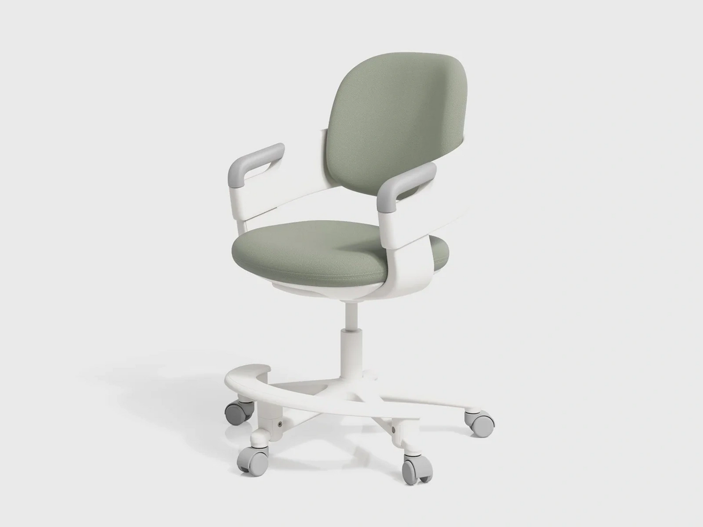 Ghế công thái học cho trẻ em Ringo Grayish Green