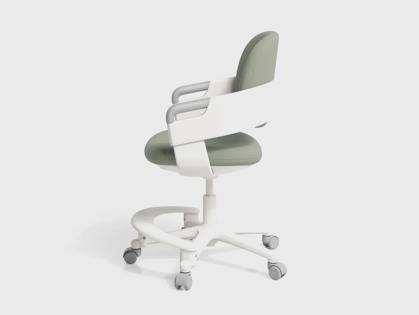 Ghế công thái học cho trẻ em Ringo Grayish Green