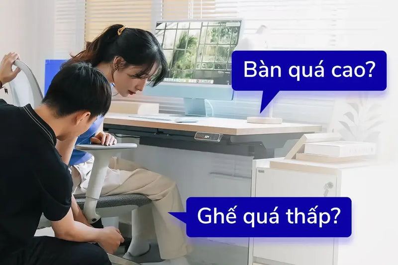 Đi tìm chiều cao bàn và ghế phù hợp với bạn