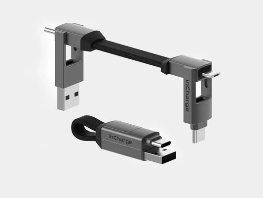 cáp incharge 6 mercury gray