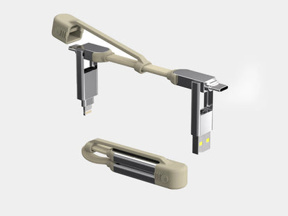 cáp incharge XS sahara beige