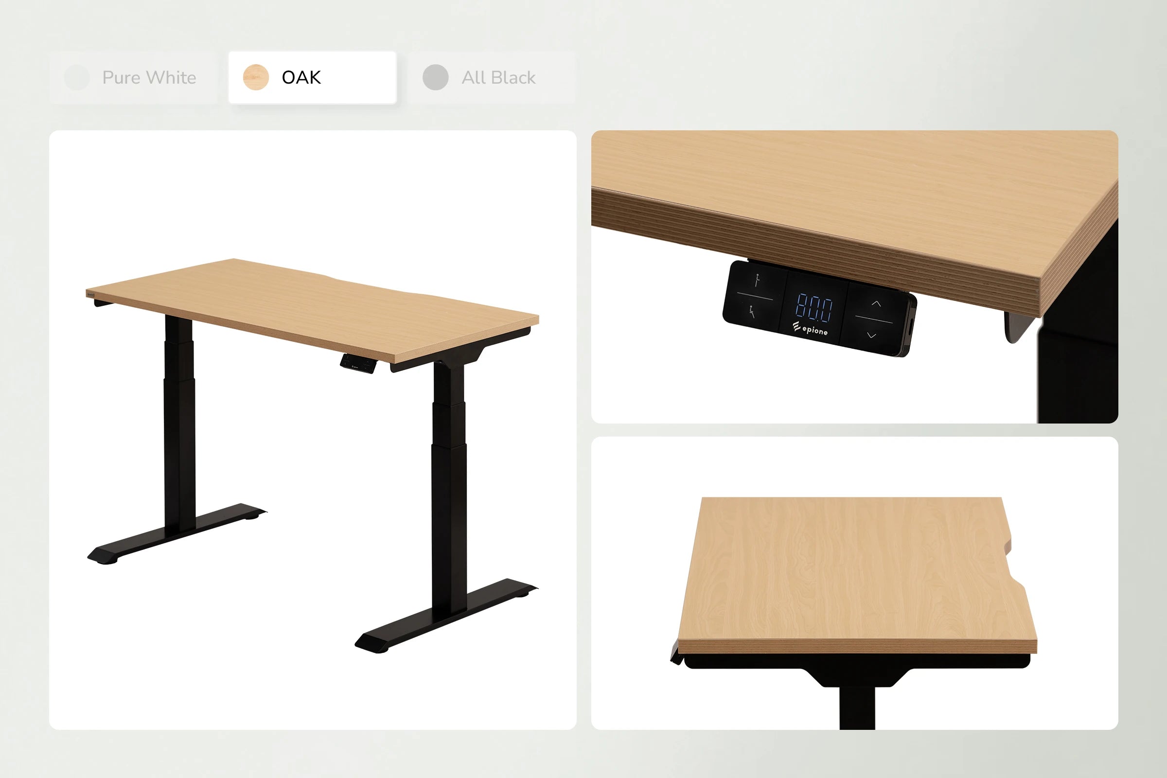 Mặt bàn OAK SmartDesk Pro 3.0