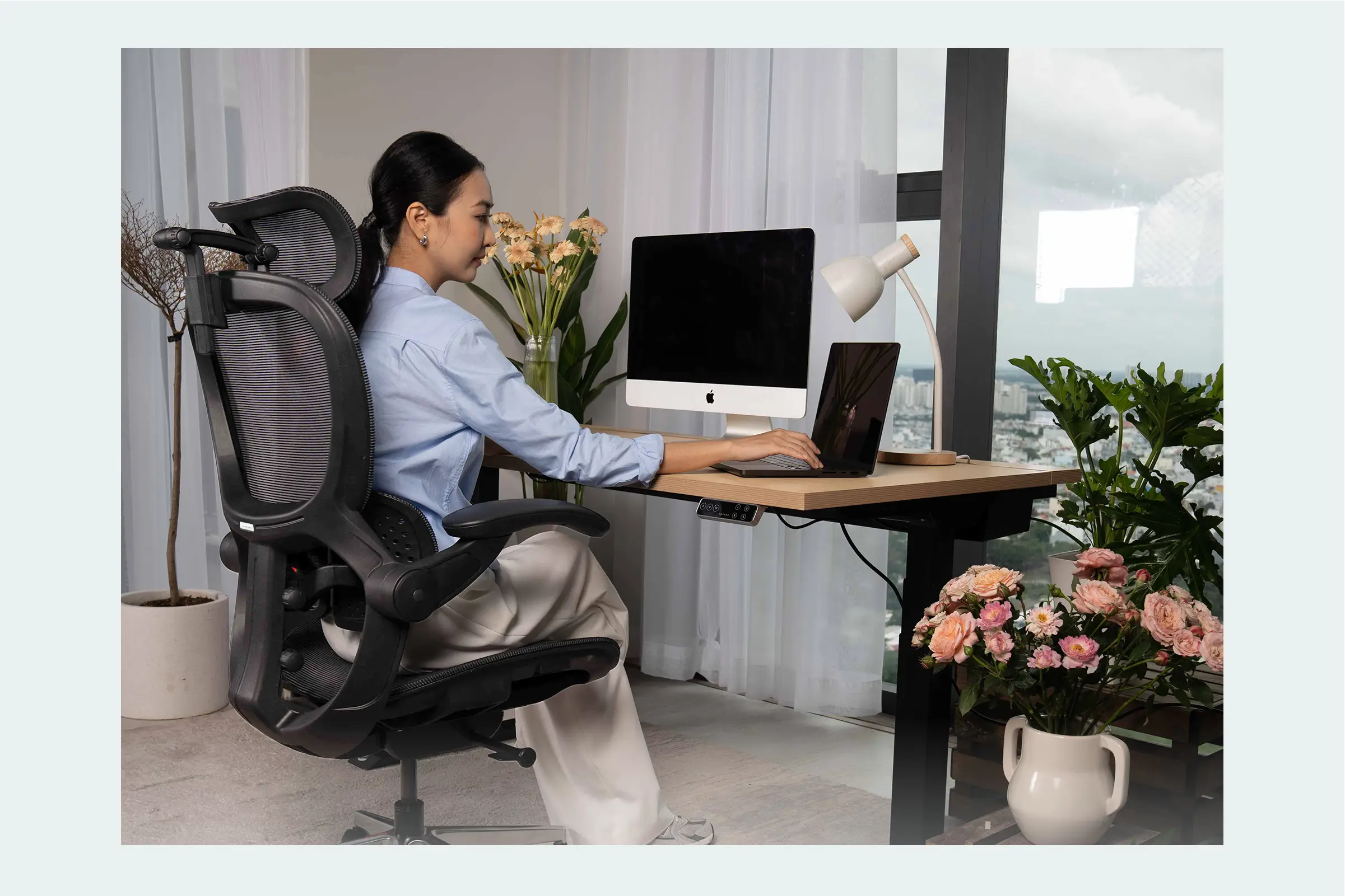 Trải nghiệm ngồi thoải mái trên ghế SynoChair